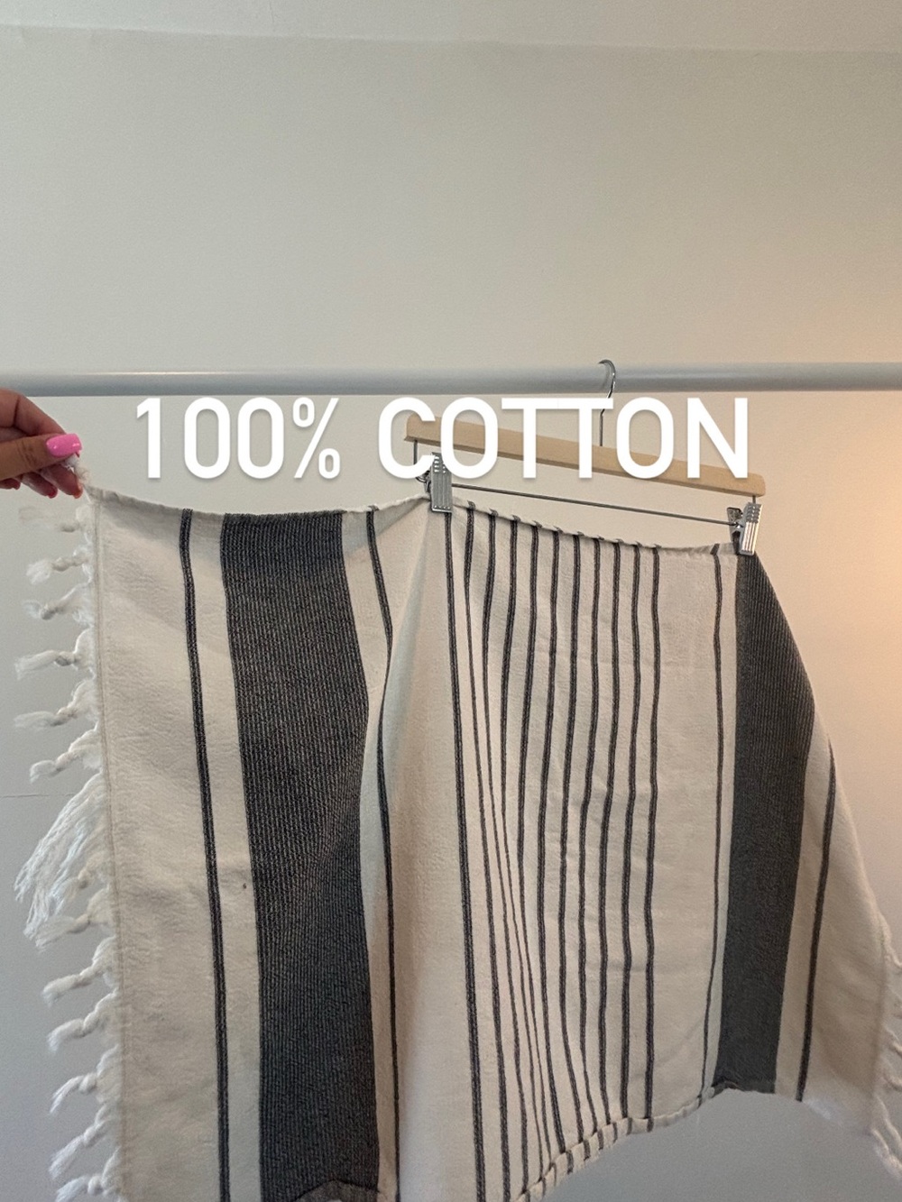 West Elm 100% Organic Cotton Turkish Hand Towel